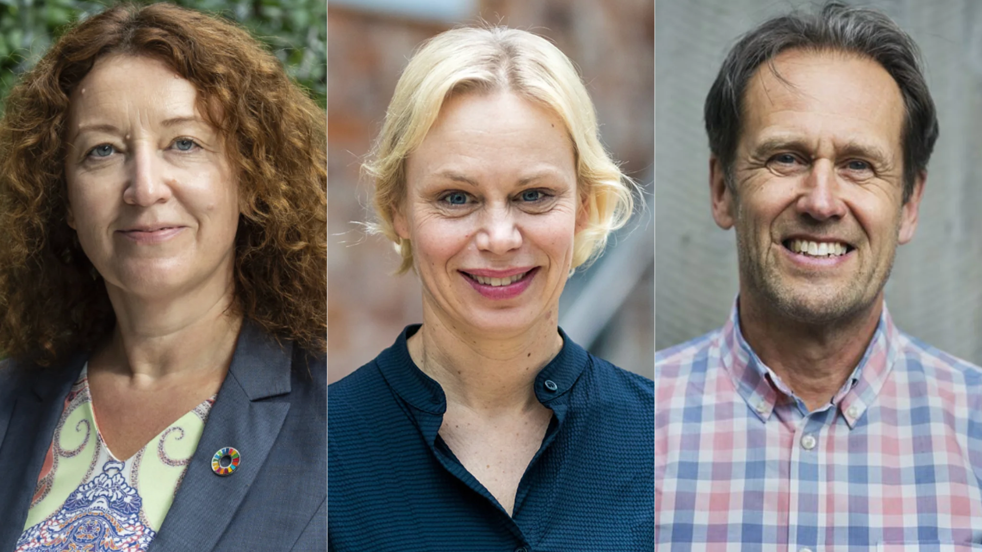 Olga Kordas, Camilla Byström och Svante Axelsson.